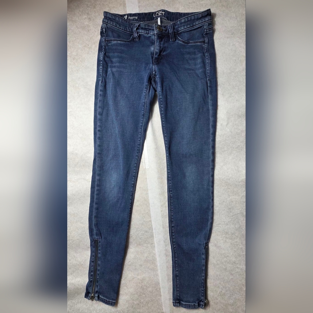 Ann Taylor Loft Dark Blue Leggings